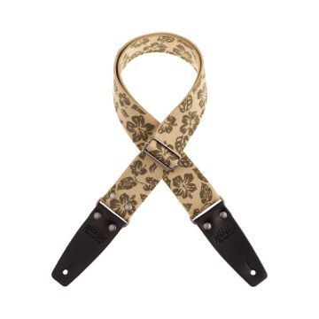 Tracolla chitarra Magrabo' SC Retrò Hippie terminali neri fibbia argento 5 cm Tracolla chitarra Magrabo' SC Retrò Hippie terminali neri fibbia argento 5 cm