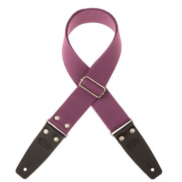 Magrabo' Tracolla chitarra Stripe SC Entry prugna terminali neri fibbia argento 5cm