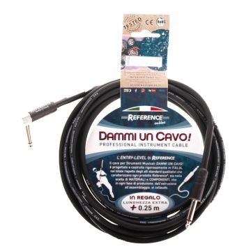 Cavo Jack/Jack angolare 4,25 mt Reference Dammi un cavo!