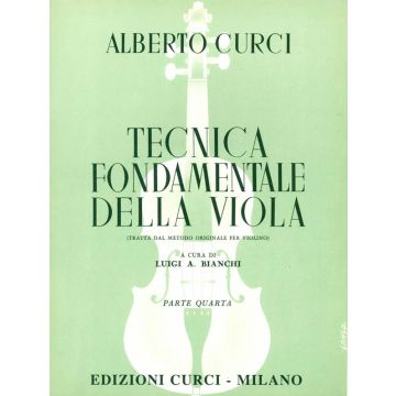 Curci Tecnica fondamentale della viola parte quarta