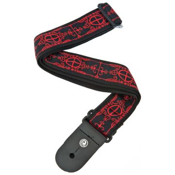 D'Addario 50A12 Tracolla chitarra Voodoo 5cm