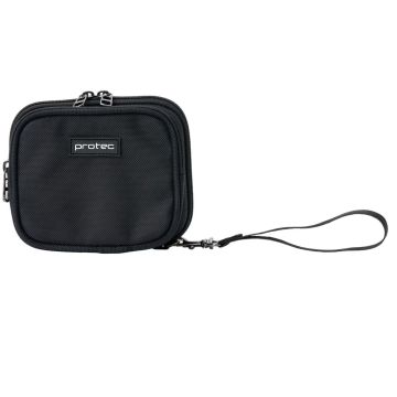 Protec A401 Custodia bocchini/legature fiati 3 divisori 3 supporti nylon cinturino da polso black