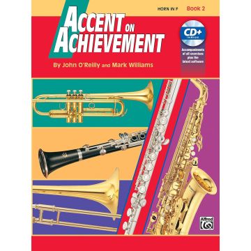 Accent on Achievement, Book 2 F Horn Mark Williams Book + Cd
