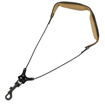 Cebulla Sax Strap Soprano Curvo black small adjuster fibre