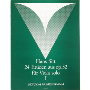 Sitt 24 Studi Op.32 v. 1 per viola 