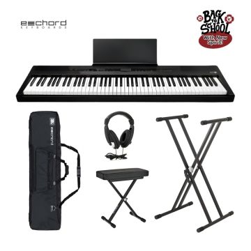 Kit Piano digitale Echord EP-88 con cuffia, borsa, supporto e panca 