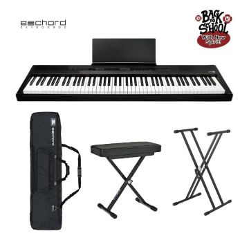 Kit Piano digitale Echord EP-88 con borsa, supporto e panca 