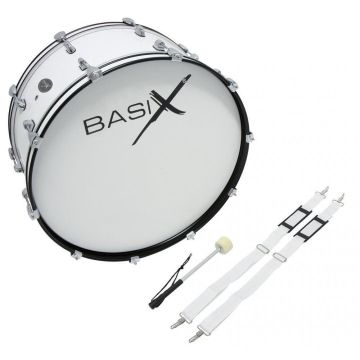 Grancassa Parata 24x12" Basix Bianca con tracolla e battente
