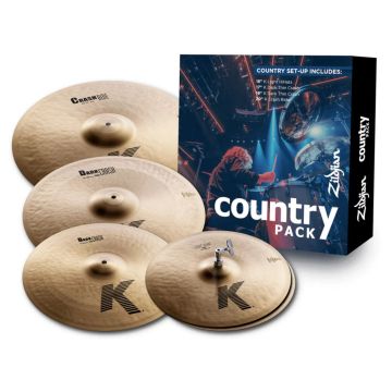 Zildjian K Country HH 15" Crash 17" 19" Ride 20"  Set Piatti 