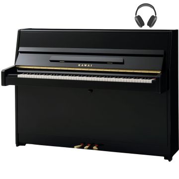 Pianoforte Verticale Kawai K15 ATX3L nero lucido