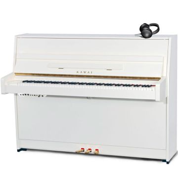 Pianoforte Verticale Kawai K15 ATX3L bianco lucido