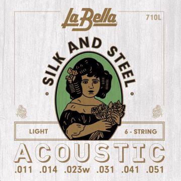 Corde Acustica La Bella 11-51 Tensione leggera Corde Acustica La Bella 11-51 Tensione leggera