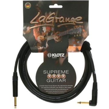 Cavo Jack/Jack angolare 6 mt Klotz serie LA Grange Cavo Jack/Jack angolare 6 mt Klotz serie LA Grange