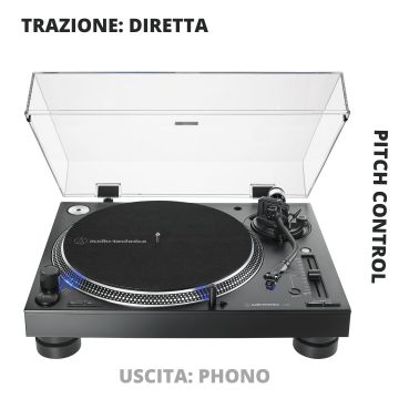Giradischi Audio Technica AT-LP140XPBK trazione diretta black Giradischi Audio Technica AT-LP140XPBK trazione diretta black
