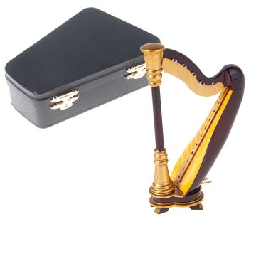 Miniatura Arpa 12cm con custodia Agifty 