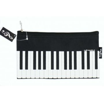 Astuccio Agifty Nero con tastiera piano 24x12.5cm Astuccio Agifty Nero con tastiera piano 24x12.5cm