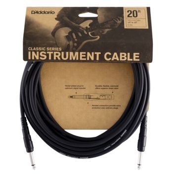 D'Addario PW-CGT-20 Cavo jack/jack 6 mt Classic