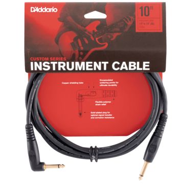 D'Addario PW-GRA-10 Cavo Jack/Jack angolare 3 mt Custom