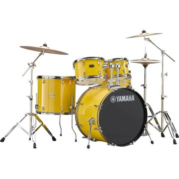 Yamaha Rydeen Standard 22" Batteria 5pz Hardware piatti Paiste 101 MELLOW YELLOW