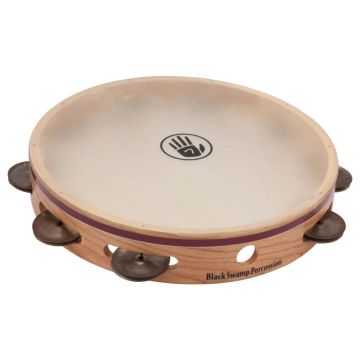 Black Swamp S3 Series S3TS Tamburello 10" piattini ottone pelle naturale Kalfo