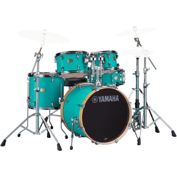 Yamaha Stage Custom Birch 20" 5pz + Hardware Matte Surf Green