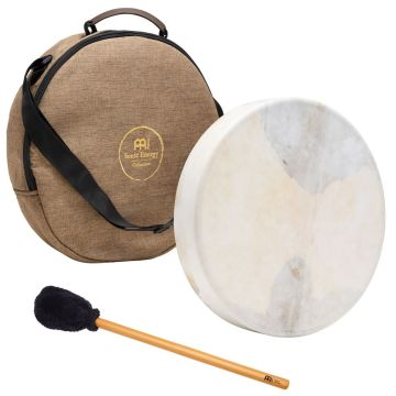 Sonic Energy 39cm Tamburo rituale capra con borsa