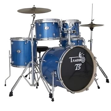 Tamburo T5 Batteria 20" 5pz Completa BLUE MARINE SPARKLE