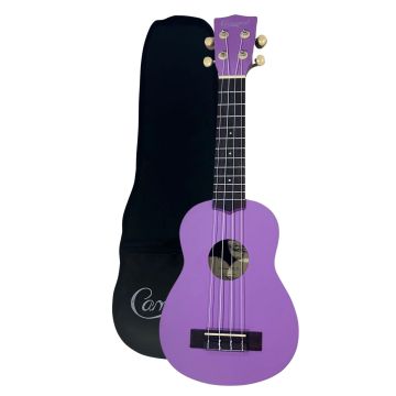 Ukulele soprano Camwood purple con borsa