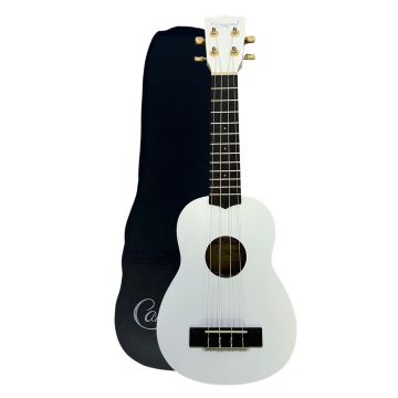 Ukulele soprano Camwood Bianco con borsa