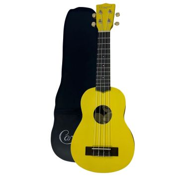 Ukulele soprano Camwood yellow con borsa