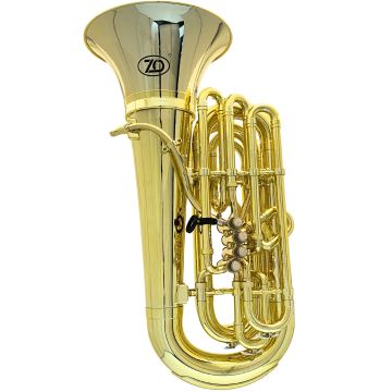 Tuba plastica ZO ZTU20 3/4 Hybrid gold e pistoni oro in ottone